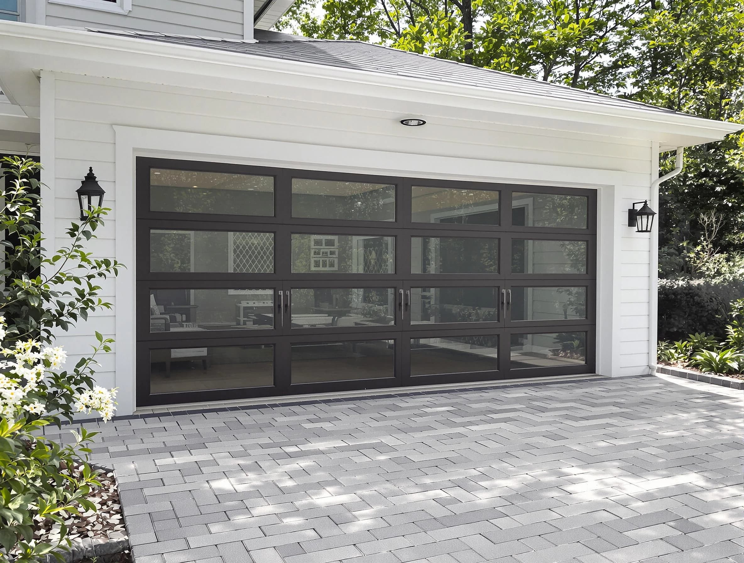 Emporia Garage Door Repair design specialist presenting custom garage door options to Emporia homeowner