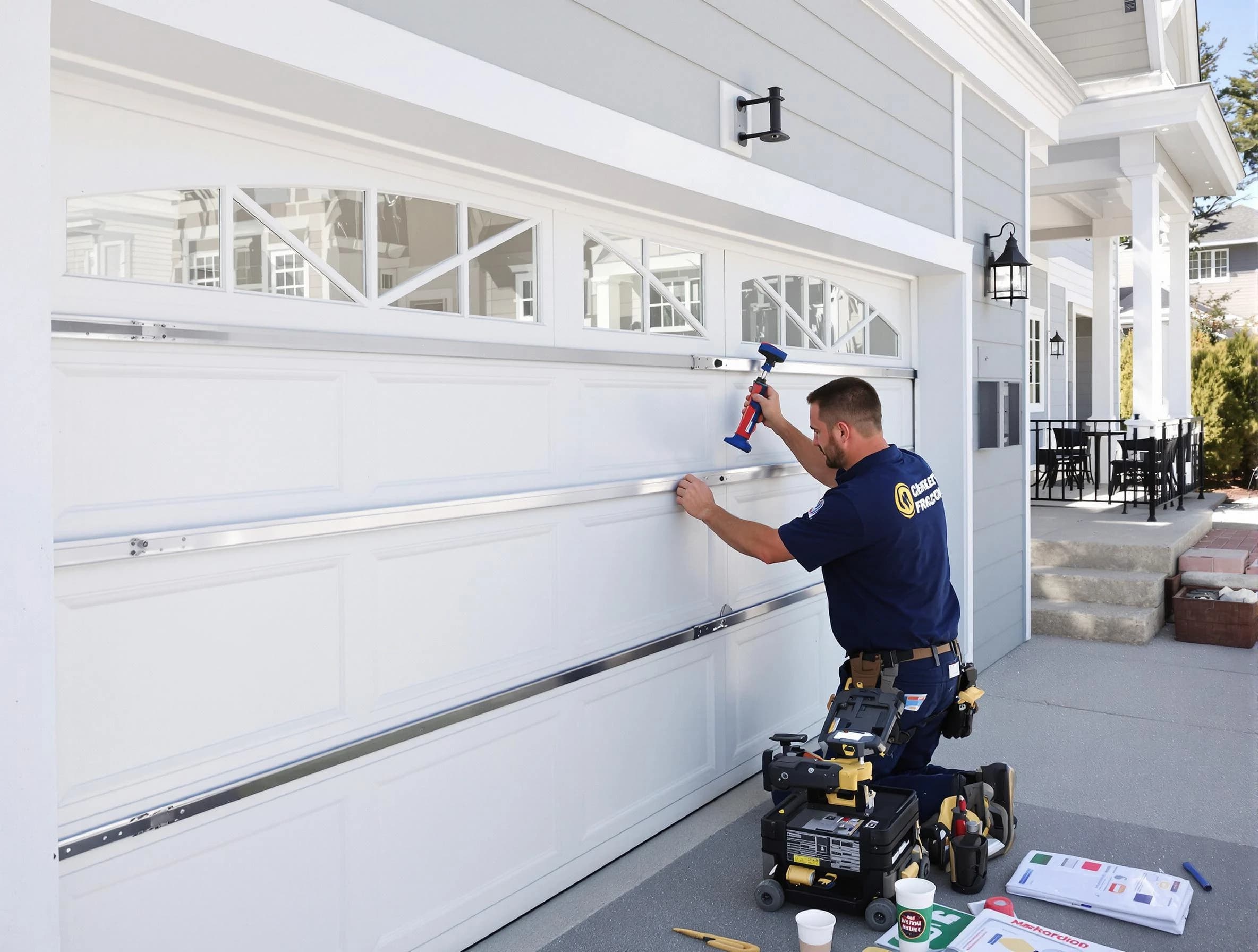 Professional garage door installation by Emporia Garage Door Repair in Emporia
