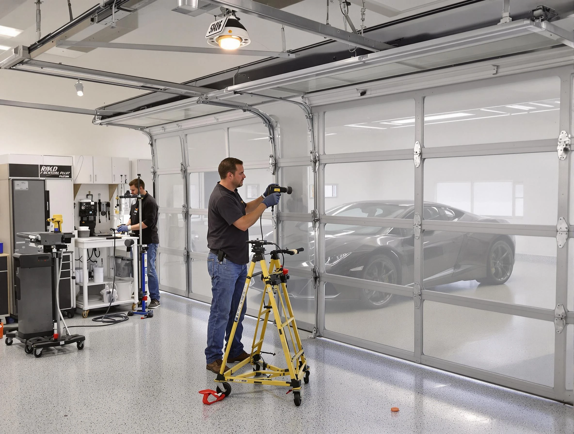 Garage Door Dents Repair in Emporia