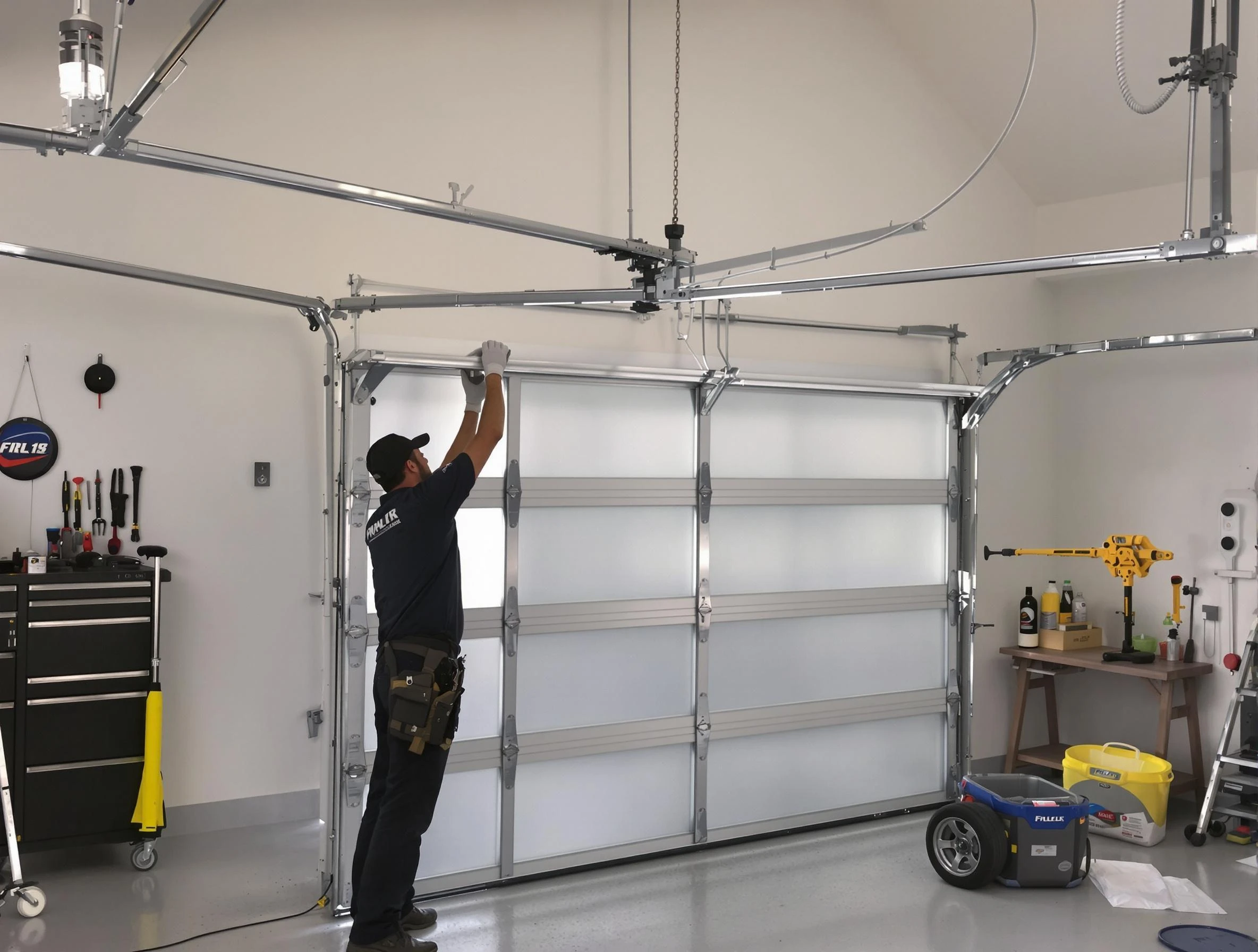 Emporia Garage Door Repair certified team performing precision garage door installation in Emporia