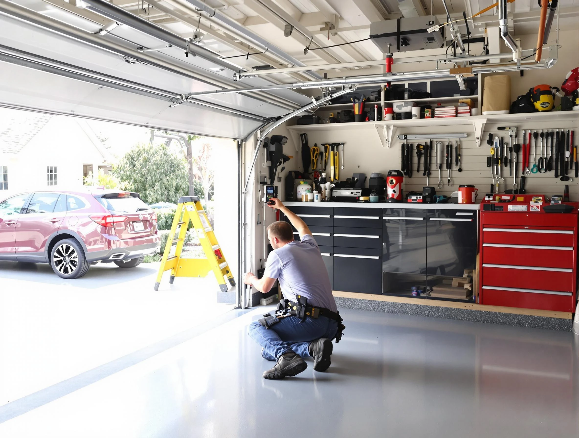 Local garage door repair service by Emporia Garage Door Repair in Emporia